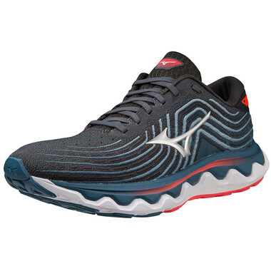 MIZUNO WAVE HORIZON 6 Running Shoes Black/Blue/Red 2023 0
